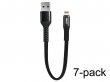 7-pack Korte USB-A naar Lightning kabels (20 cm)