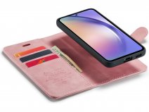 CaseMania 2in1 Magnetic Bookcase Roze - Samsung Galaxy A34 Hoesje