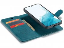 CaseMania 2in1 Magnetic Bookcase Groen - Samsung Galaxy S23+ Hoesje