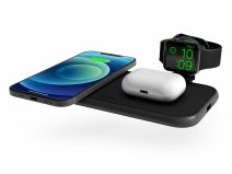 Zens Aluminium 4-in-1 Wireless Charger excl. Apple Watch (2 x 10W)