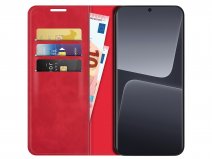 Just in Case Slim Wallet Case Rood - Xiaomi 13 Pro hoesje