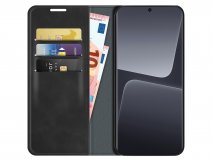 Just in Case Slim Wallet Case Zwart - Xiaomi 13 Pro hoesje