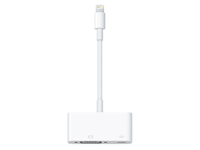 Apple Lightning VGA Adapter - iPhone of iPad op Beamer