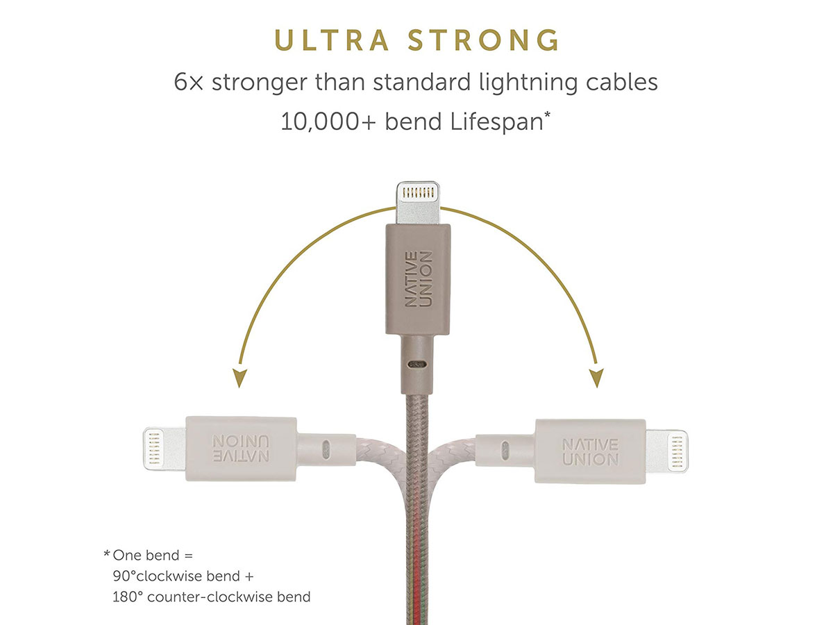 Native Union Belt Cable - Design Lightning kabel (1,2m)