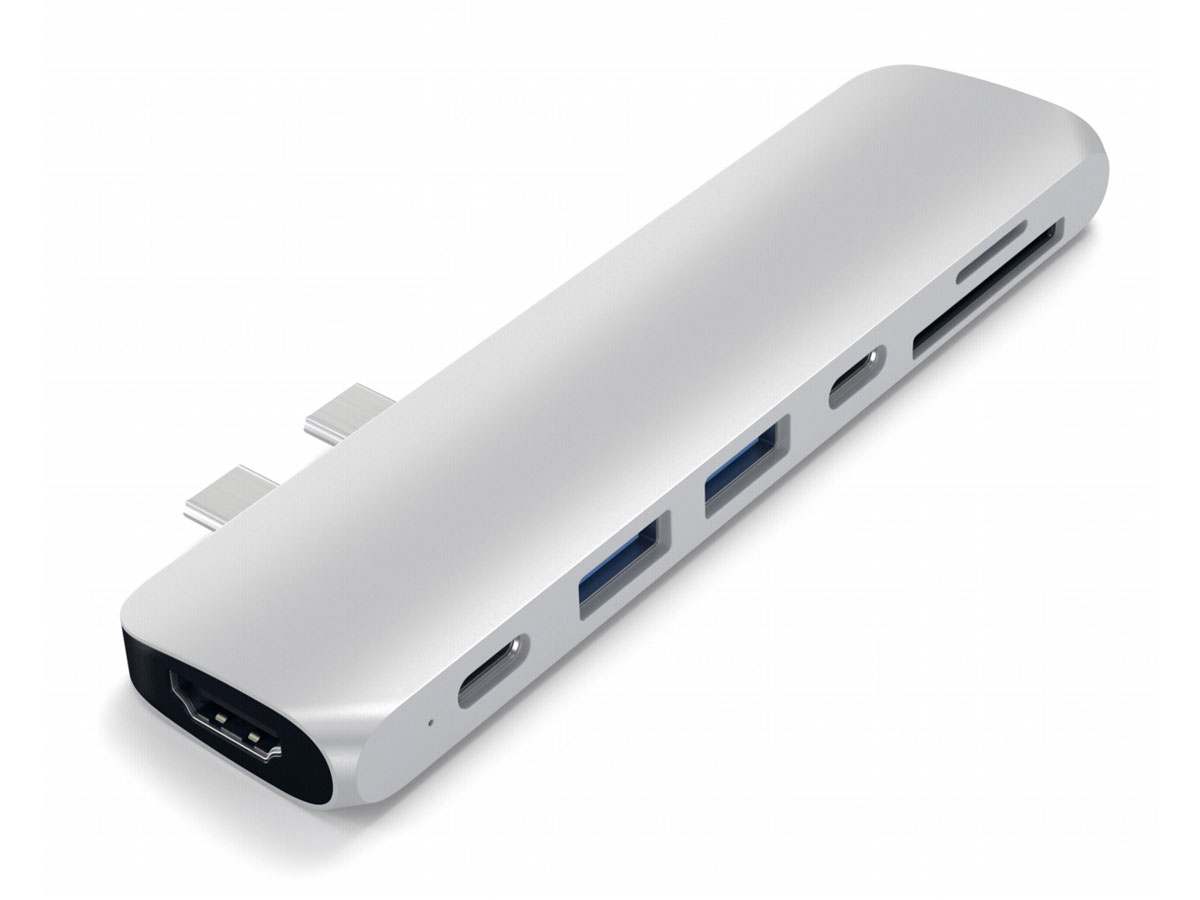 Satechi USB-C Pro Hub voor MacBook Pro - Zilver