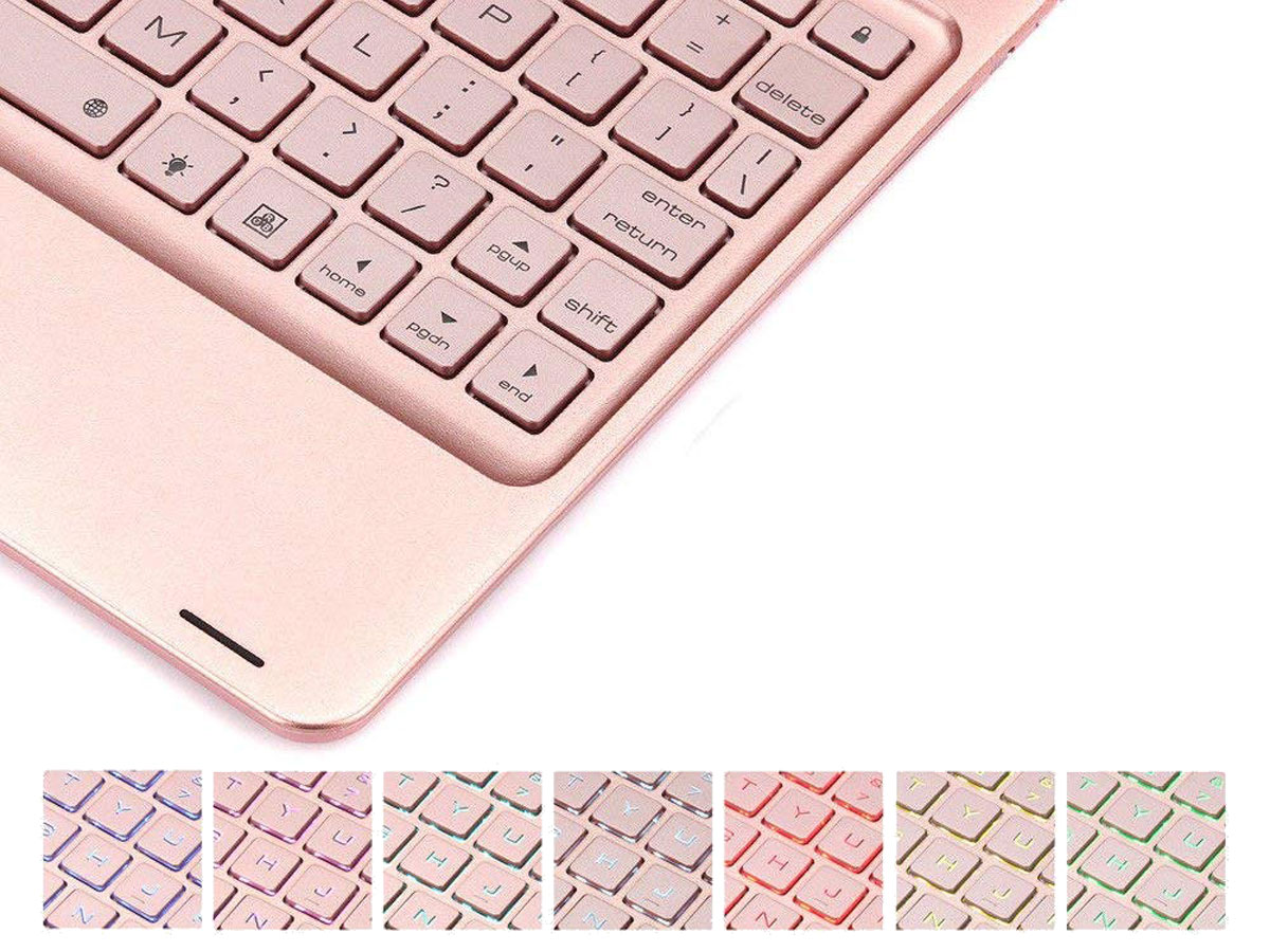 Bluetooth Toetsenbord Case 360 Rosé - iPad 9,7