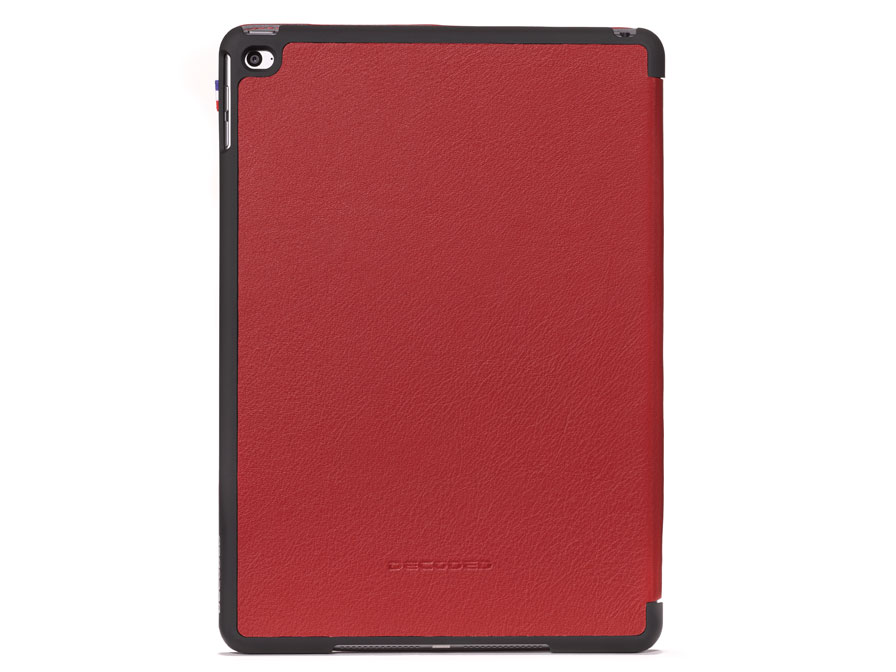 Decoded iPad Air 2 Hoesje Slim Cover Leren Case (Rood)