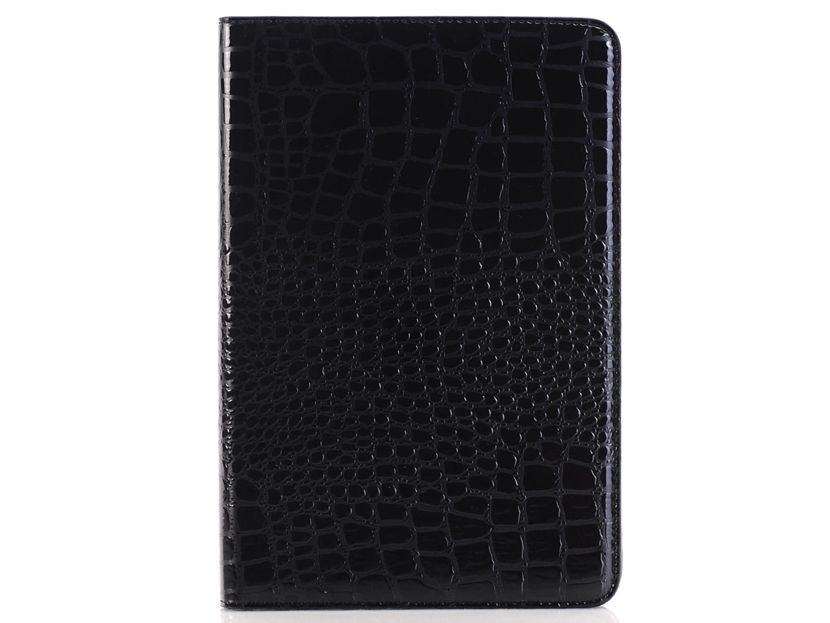 Crocodile Stand Case Zwart - iPad Mini 4 Hoesje