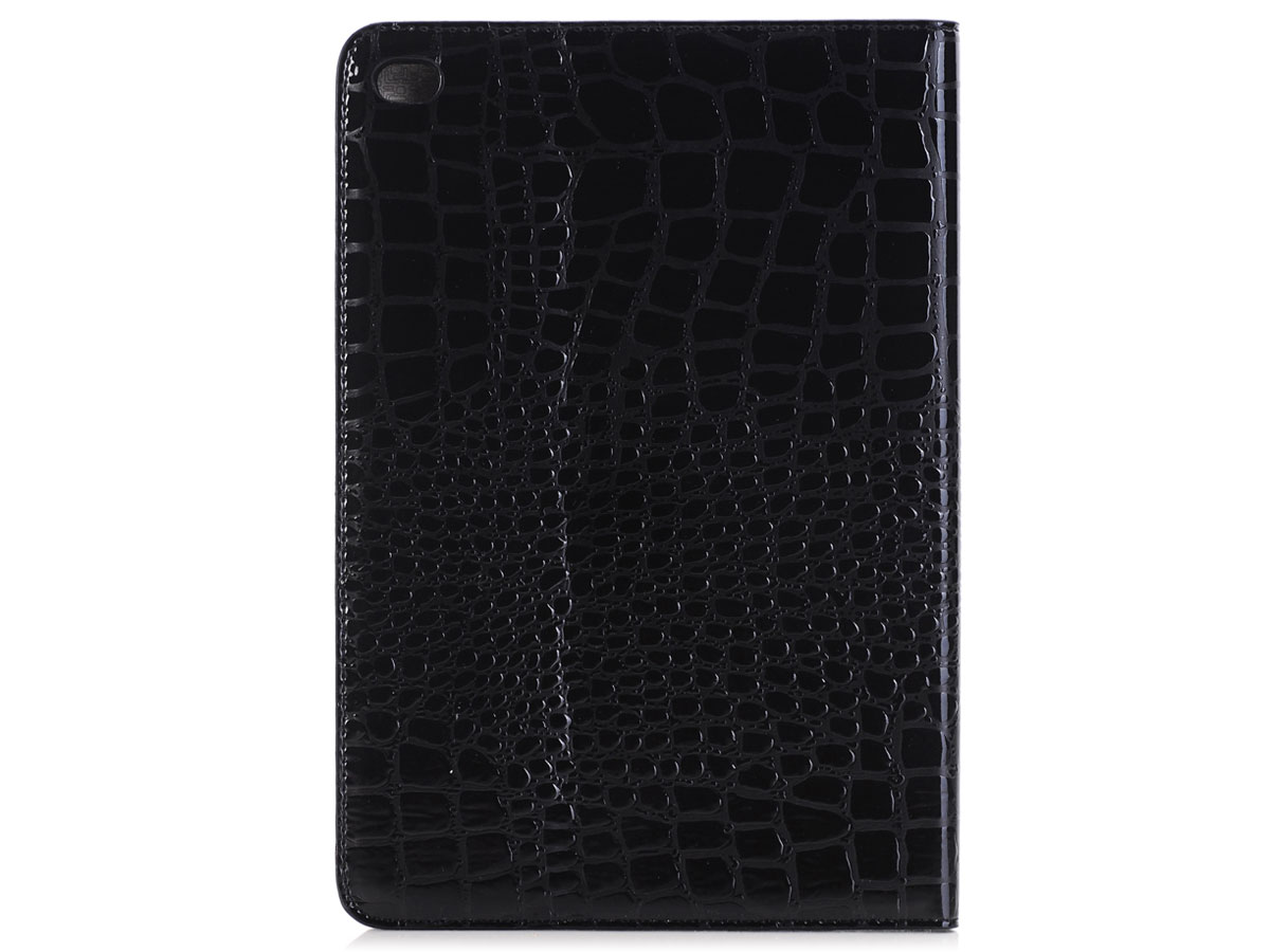 Crocodile Stand Case Zwart - iPad Mini 4 Hoesje