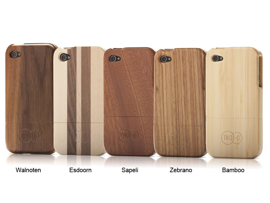 TWO-O Echt Houten Case - Hoesje voor iPhone 5/5S