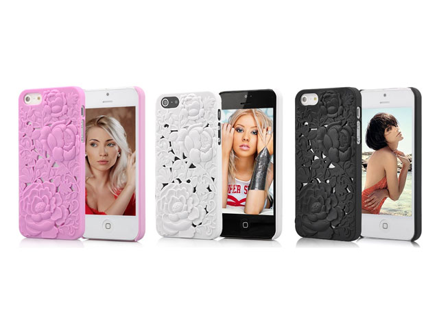 3D Flower Case - iPhone 5 / 5S / SE hoesje