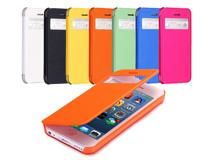 Color View Sideflip Case Hoesje voor iPhone 5C