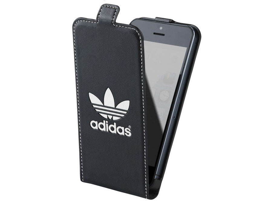 adidas Flip Case Zwart - iPhone SE / 5s / 5 hoesje
