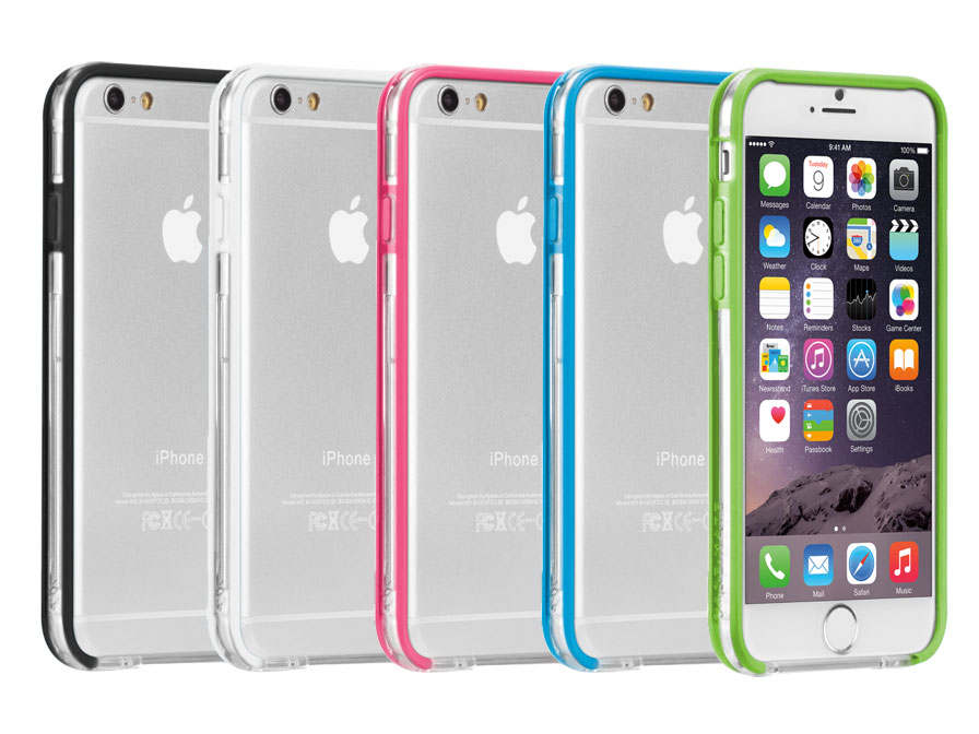 Case-Mate Tough Frame - Transparante Bumper Case voor iPhone 6/6S