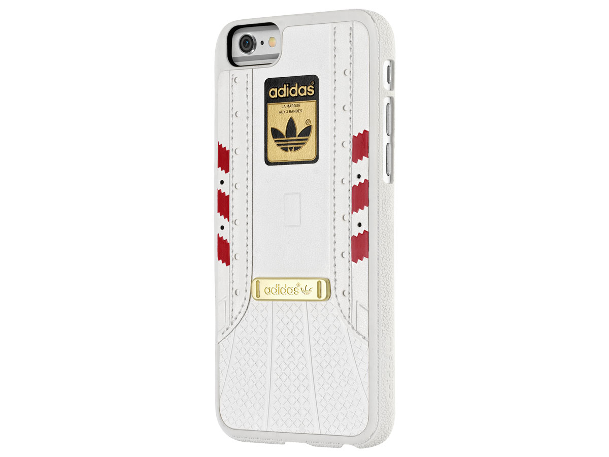 adidas Superstar Case Wit/Rood - iPhone 6/6S Hoesje