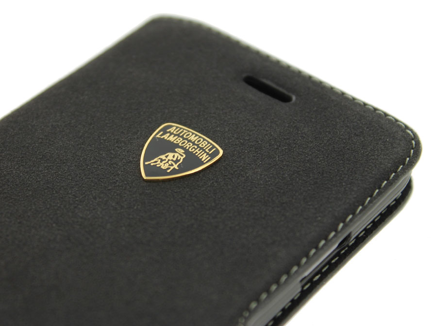 Lamborghini Alcatara Wallet Case - iPhone 6/6S hoesje
