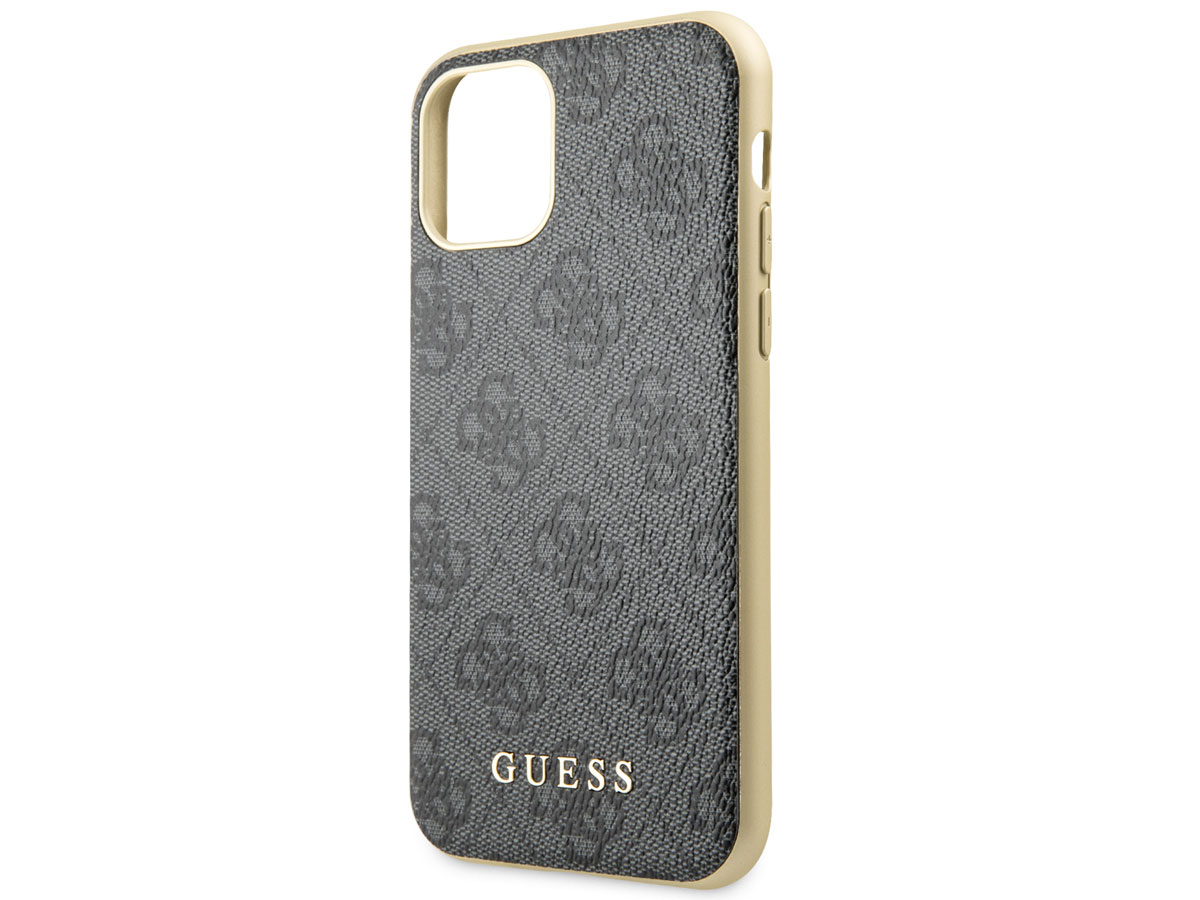 Guess Monogram Hard Case Grijs - iPhone 11/XR hoesje