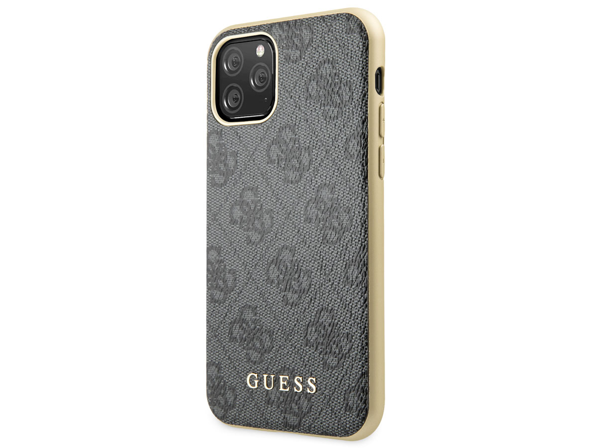 Guess Monogram Hard Case Grijs - iPhone 11 Pro hoesje