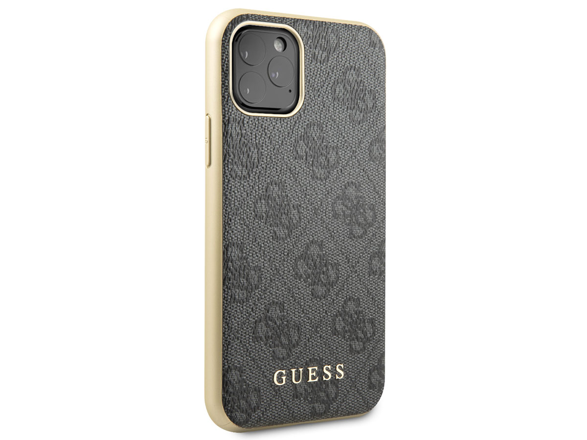 Guess Monogram Hard Case Grijs - iPhone 11 Pro hoesje