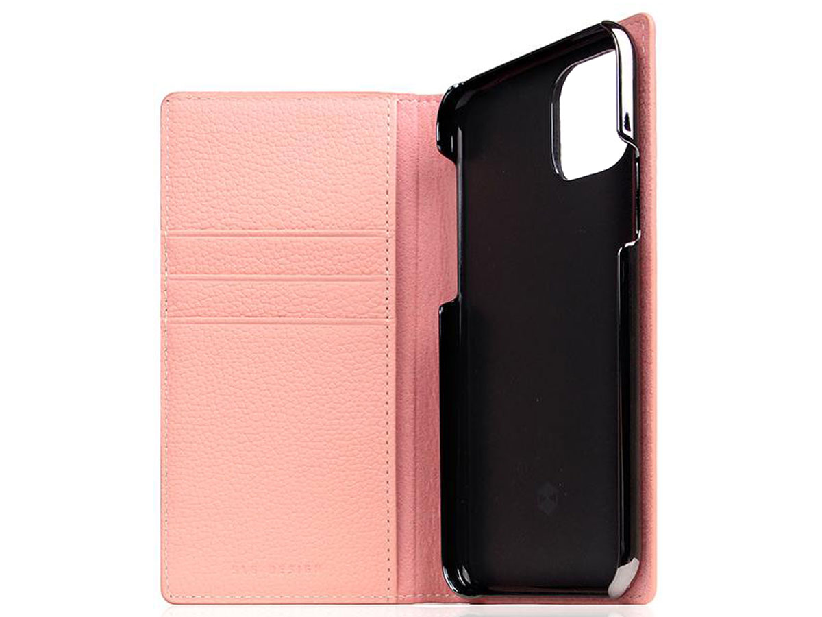 SLG Design D8 Folio Leer Light Rose - iPhone 11 Pro hoesje