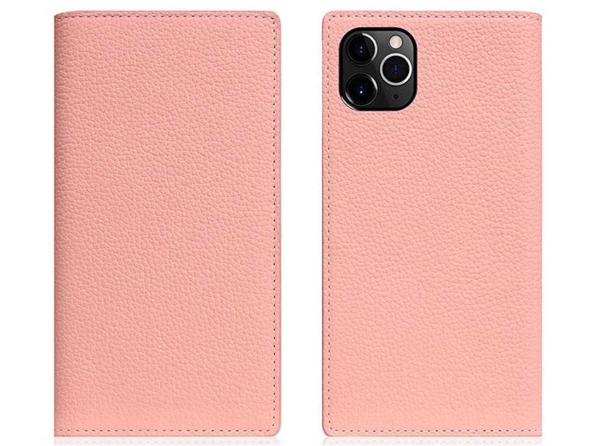 SLG Design D8 Folio Leer Light Rose - iPhone 11 Pro hoesje