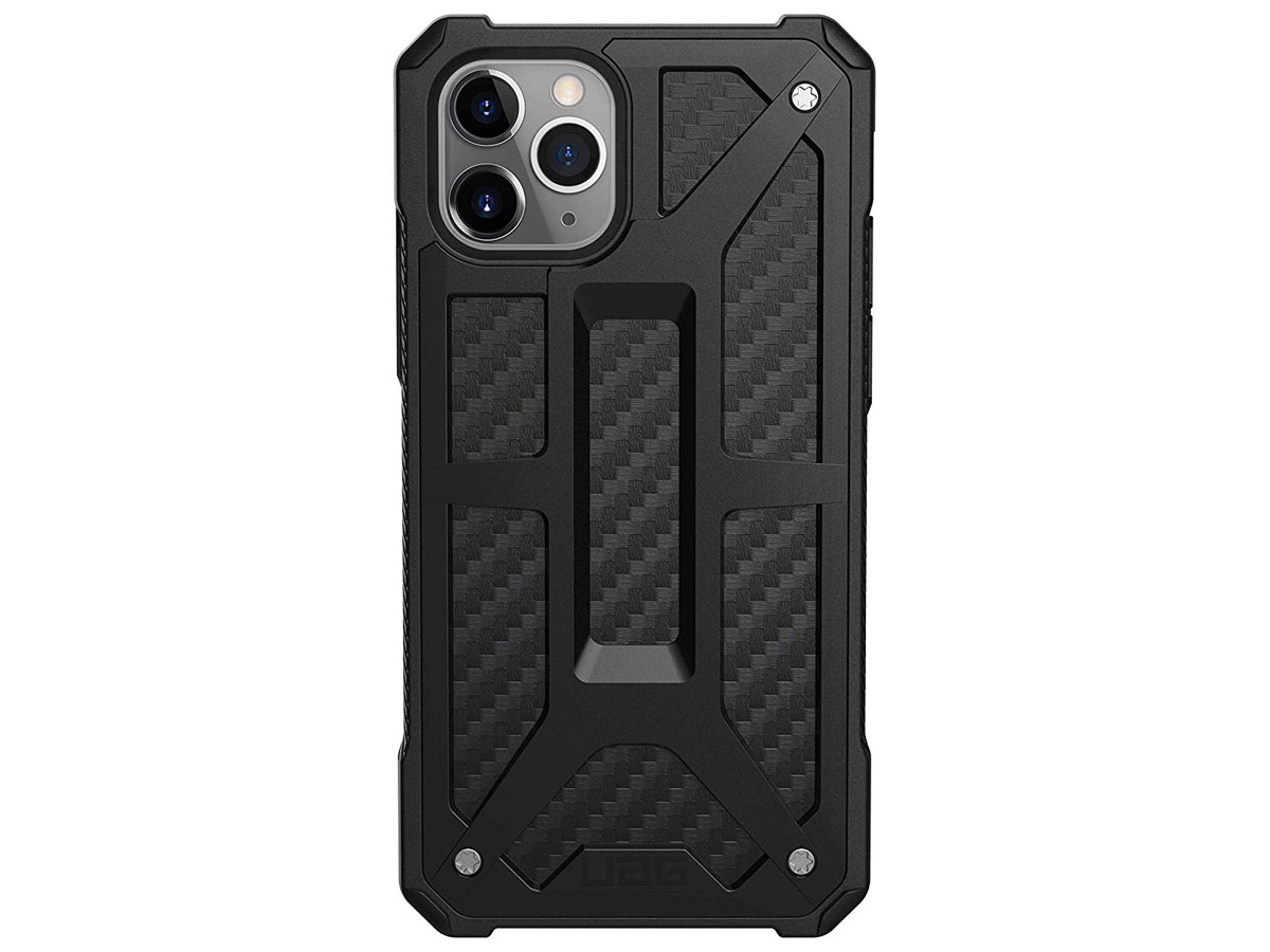 Urban Armor Gear Monarch Carbon - iPhone 11 Pro hoesje