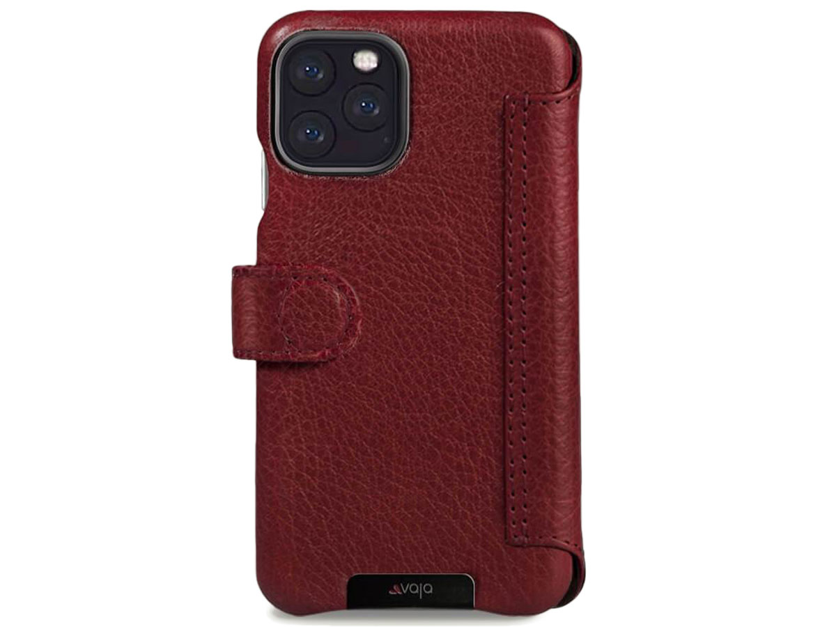 Vaja Wallet Agenda Case Rood - iPhone 11 Pro Hoesje Leer