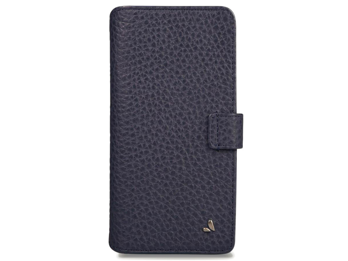 Vaja Wallet Agenda Case Donkerblauw - iPhone 11 Pro Max Hoesje Leer