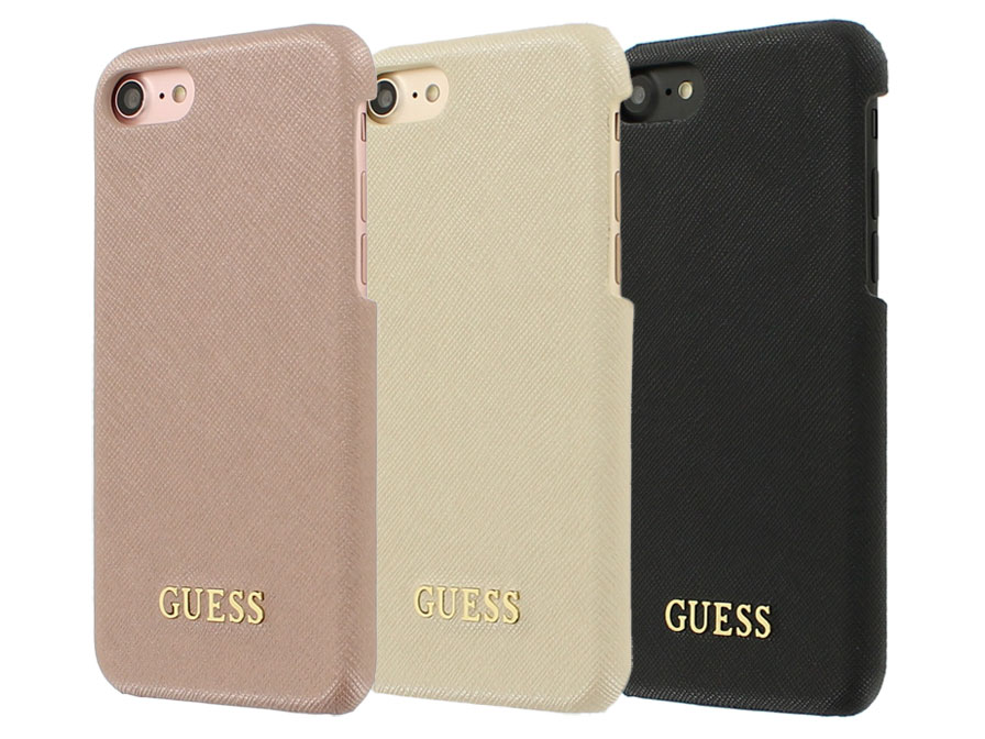 Guess Saffiano Hard Case - iPhone SE / 8 / 7 hoesje