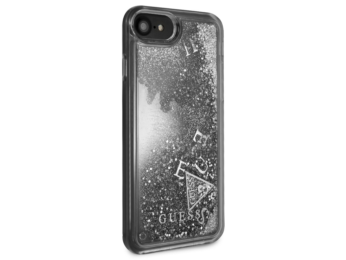 Guess Floating Logo Case Zilver - iPhone SE / 8 / 7 / 6(s) hoesje