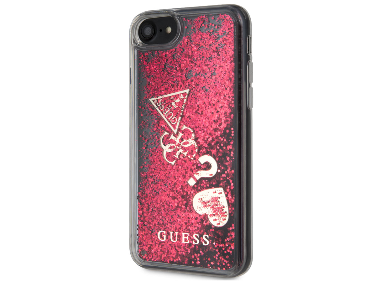 Guess Floating Logo Case Roze - iPhone SE / 8 / 7 / 6(s) hoesje