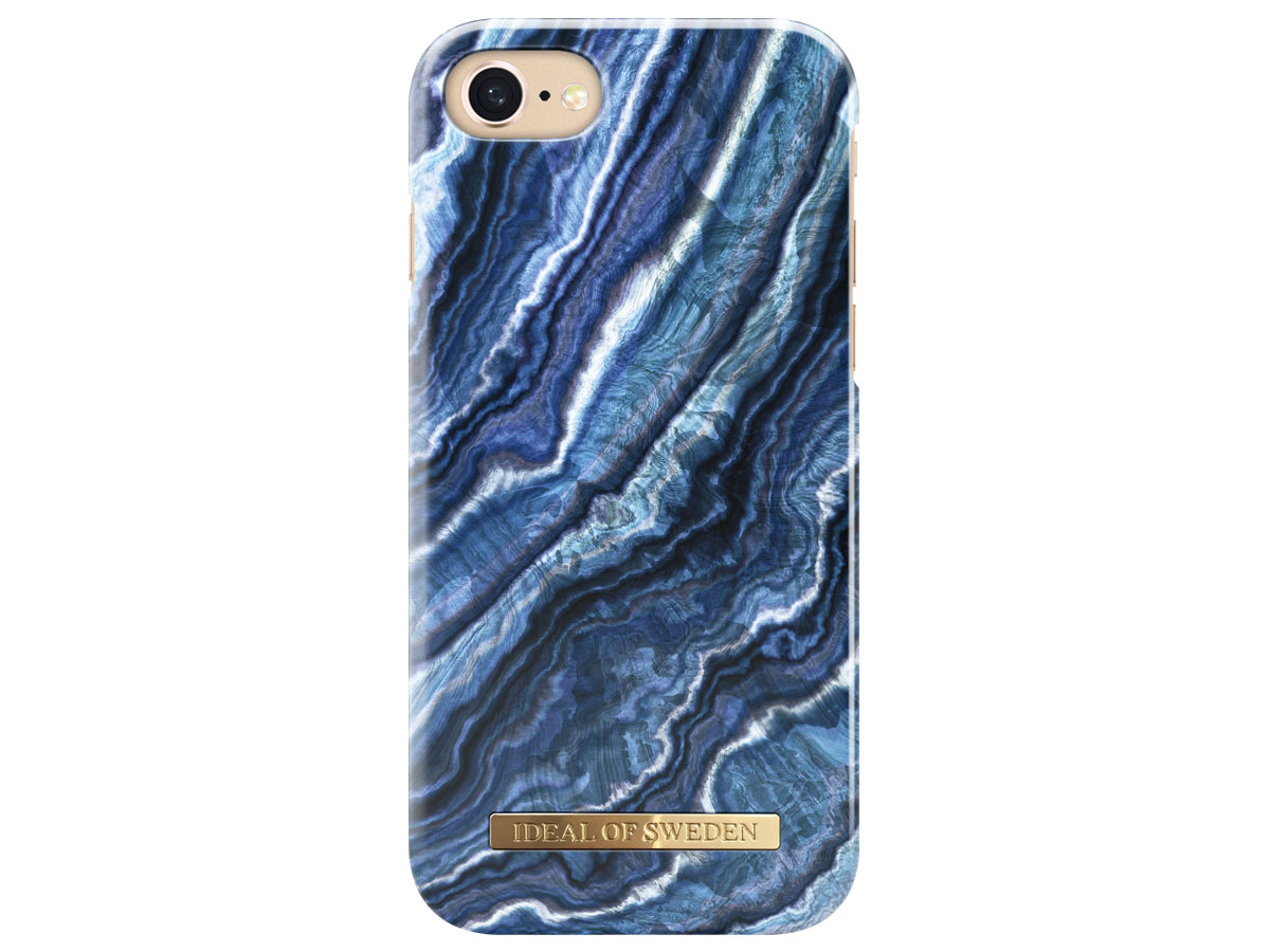 iDeal of Sweden Case Indigo Swirl - iPhone SE / 8 / 7 / 6(s) hoesje