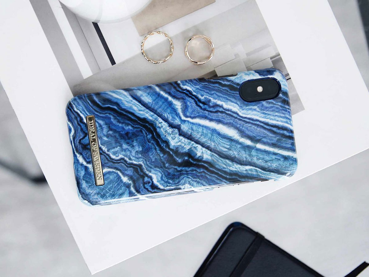 iDeal of Sweden Case Indigo Swirl - iPhone SE / 8 / 7 / 6(s) hoesje