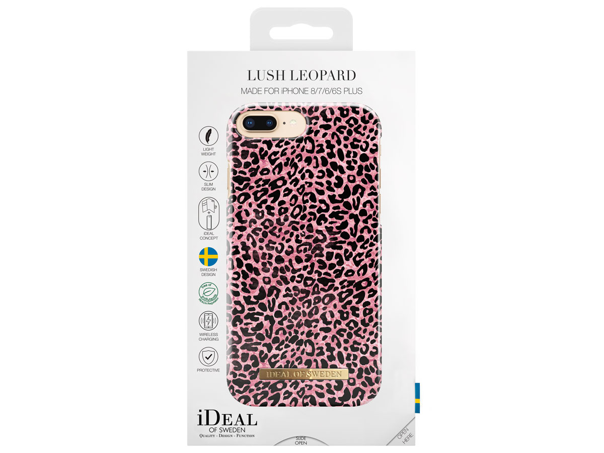 iDeal of Sweden Case Lush Leopard - iPhone 8+/7+/6+ hoesje