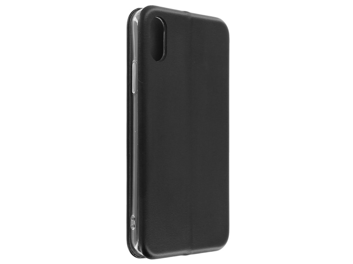 Slim Elegant Bookcase Zwart - iPhone X/Xs hoesje