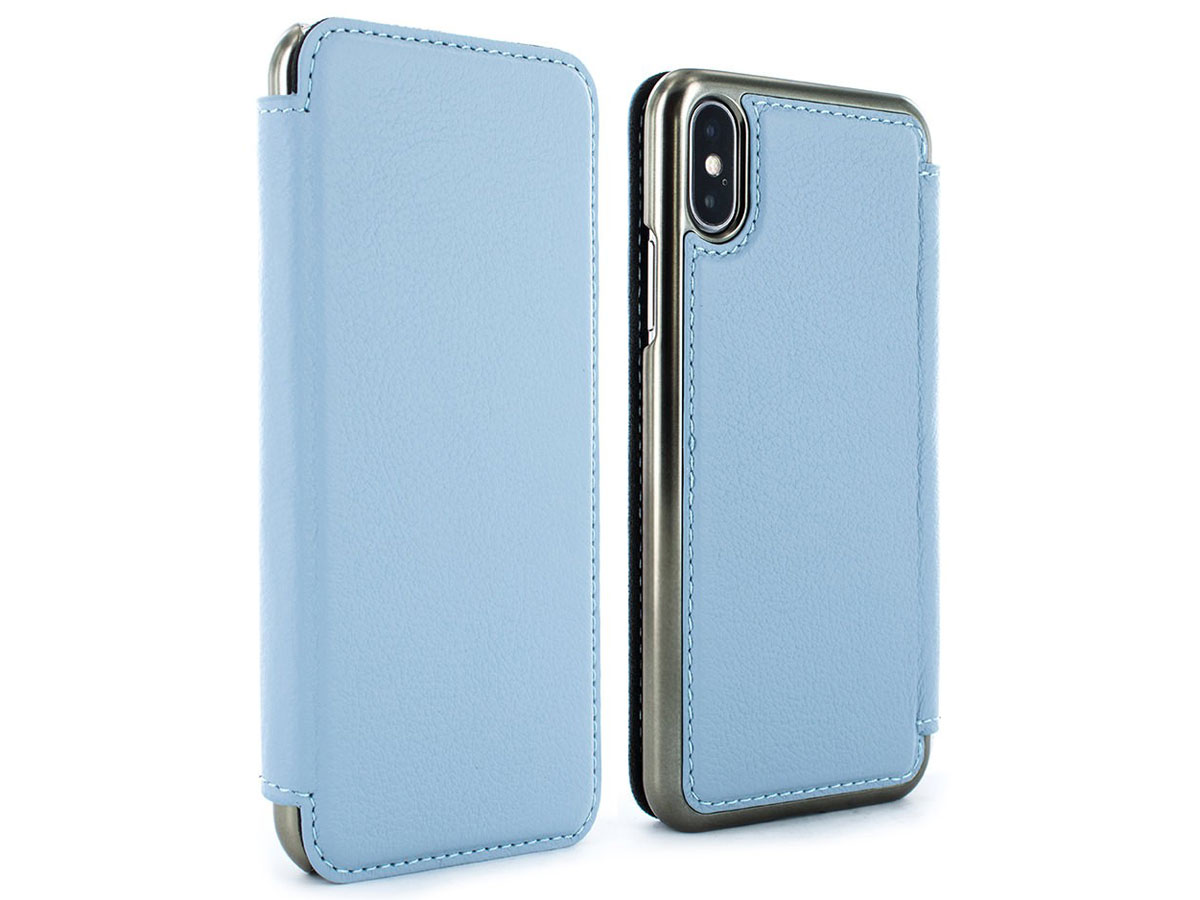 Greenwich Blake Folio Beach House/Gunmetal - iPhone X/Xs hoesje