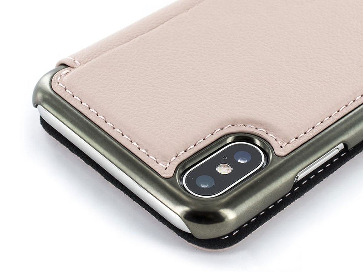 Greenwich Blake Folio Blossom/Gunmetal - iPhone X/Xs hoesje