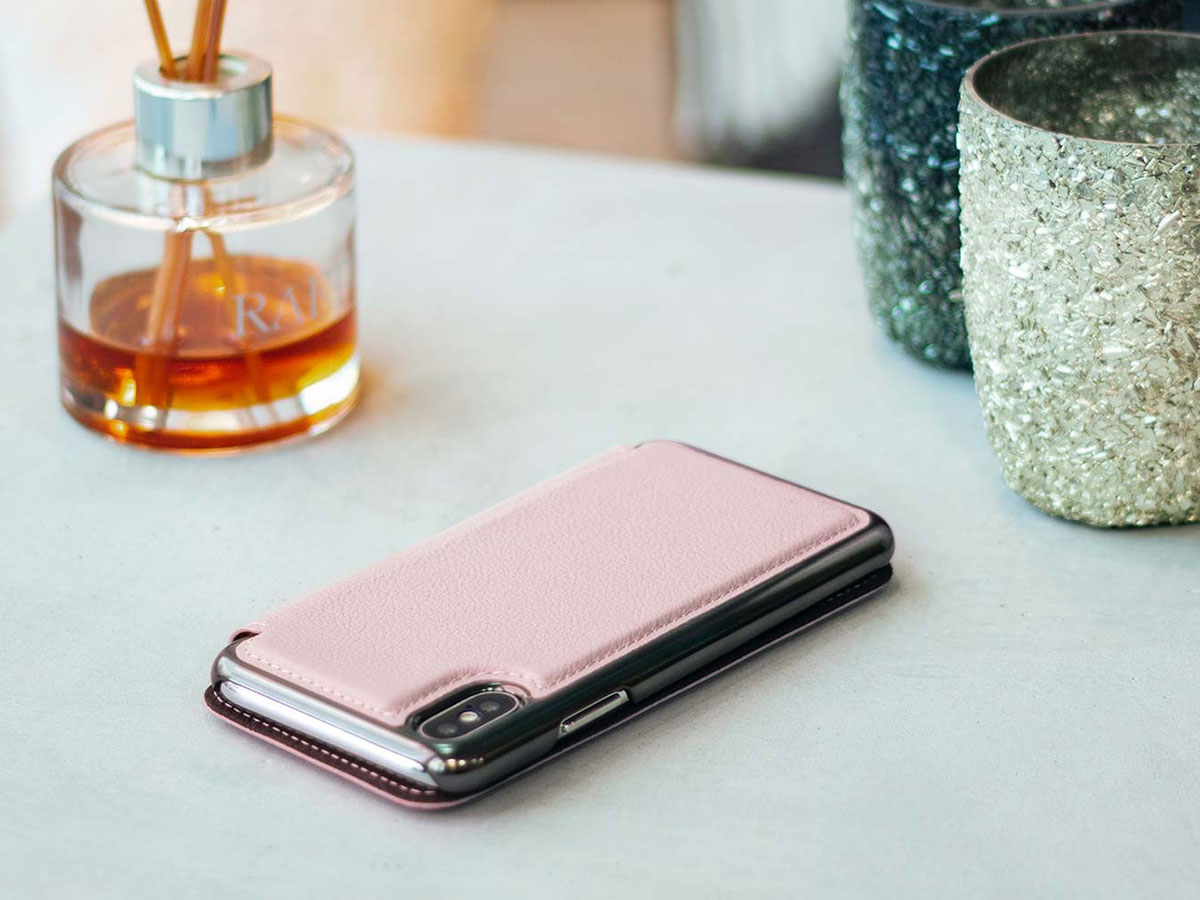 Greenwich Blake Folio Blossom/Gunmetal - iPhone X/Xs hoesje