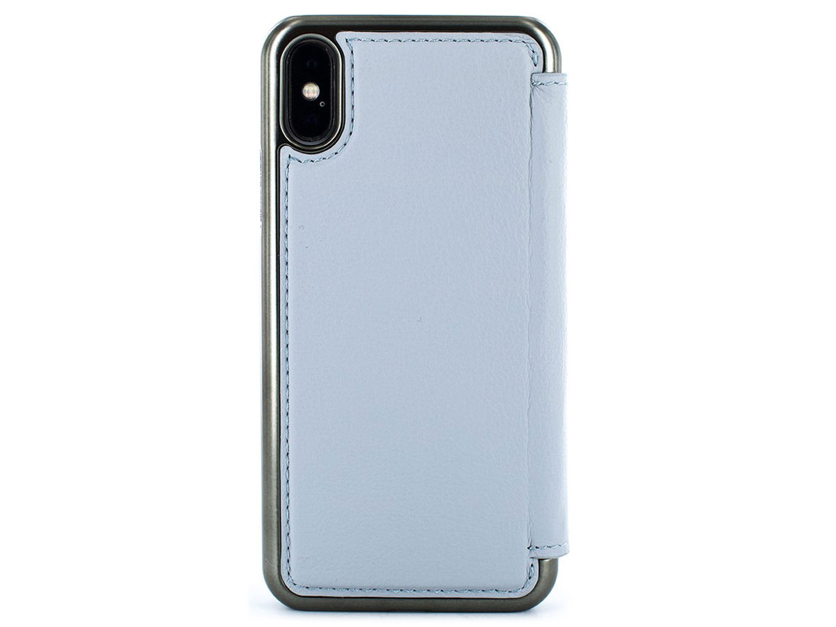 Greenwich Blake Folio Pale Gravel/Gunmetal - iPhone X/Xs hoesje