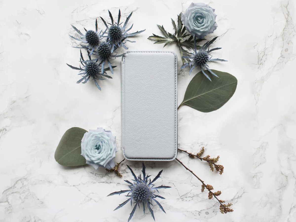 Greenwich Blake Folio Pale Gravel/Gunmetal - iPhone X/Xs hoesje