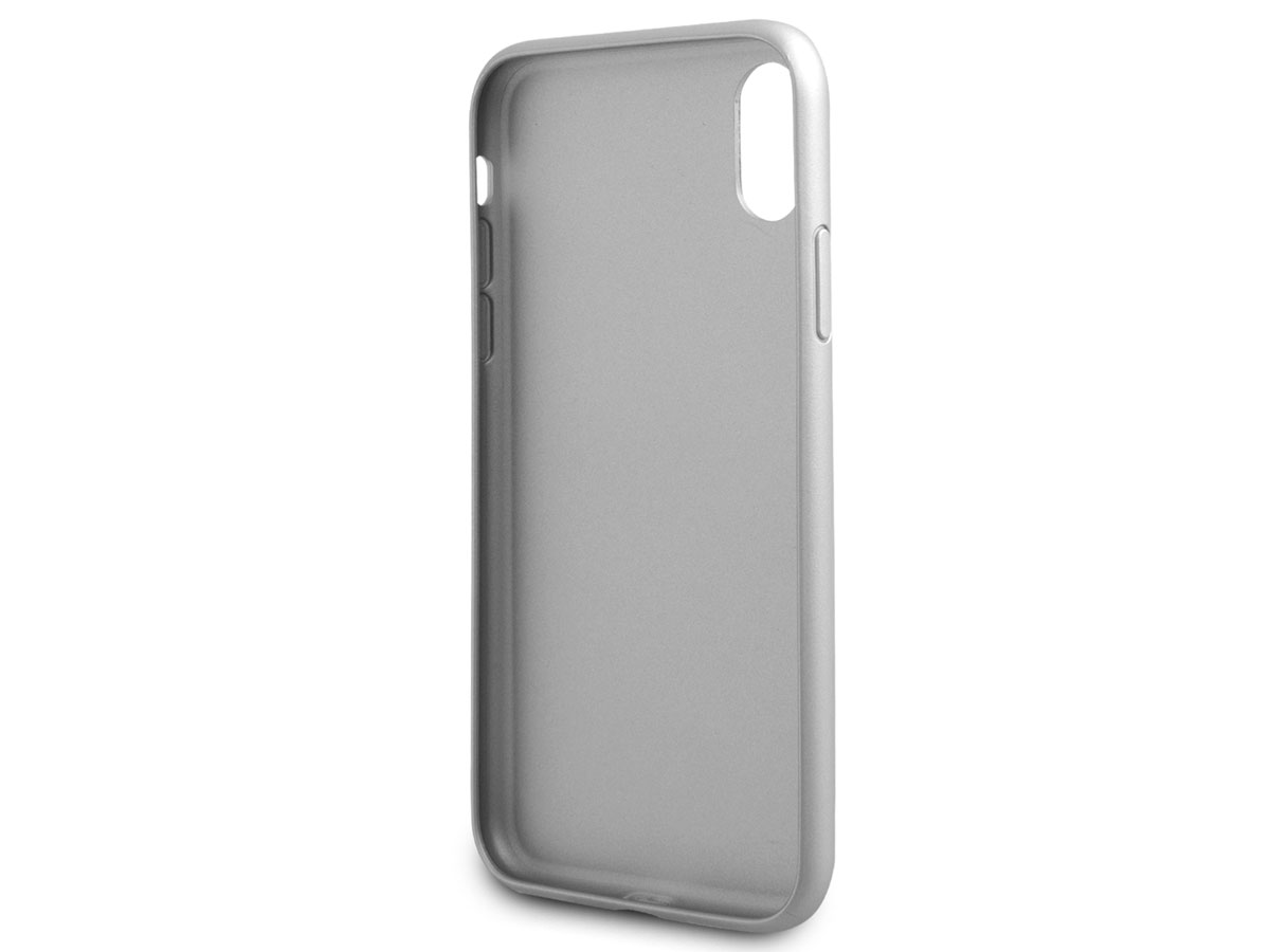 Guess Iridescent Soft Case Zilver - iPhone X/Xs hoesje