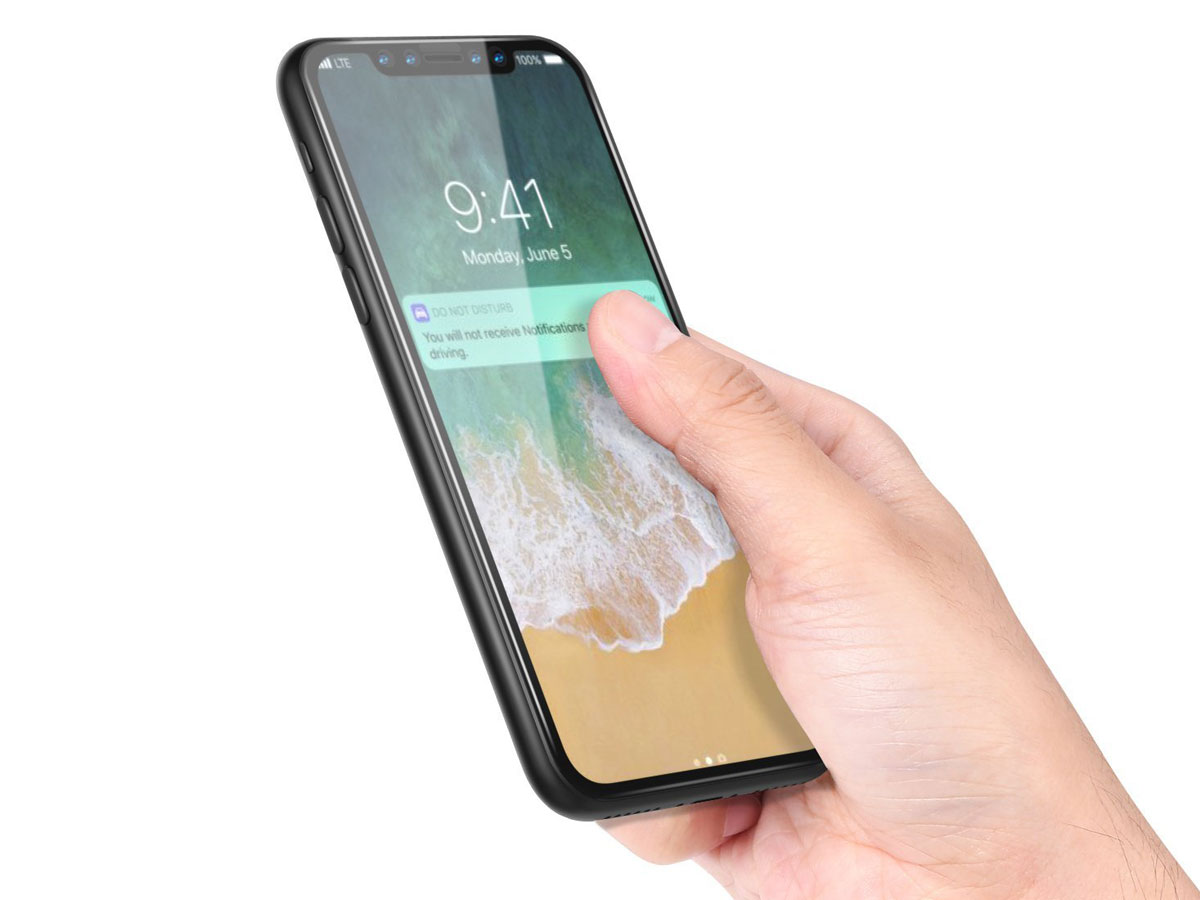 iPhone X/Xs Screenprotector - 4D Curved Tempered Glass