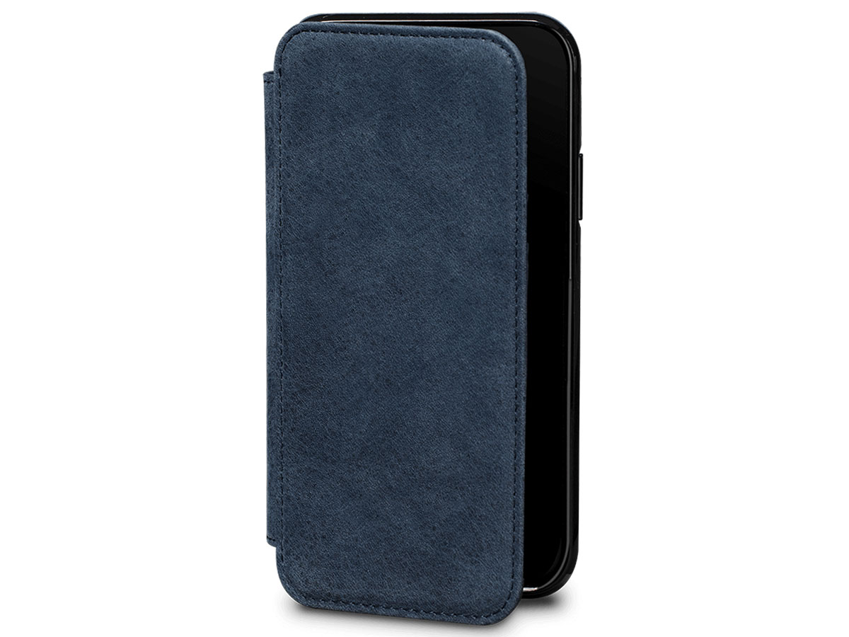 Sena Bence Wallet Book Case Blauw - iPhone X/Xs hoesje