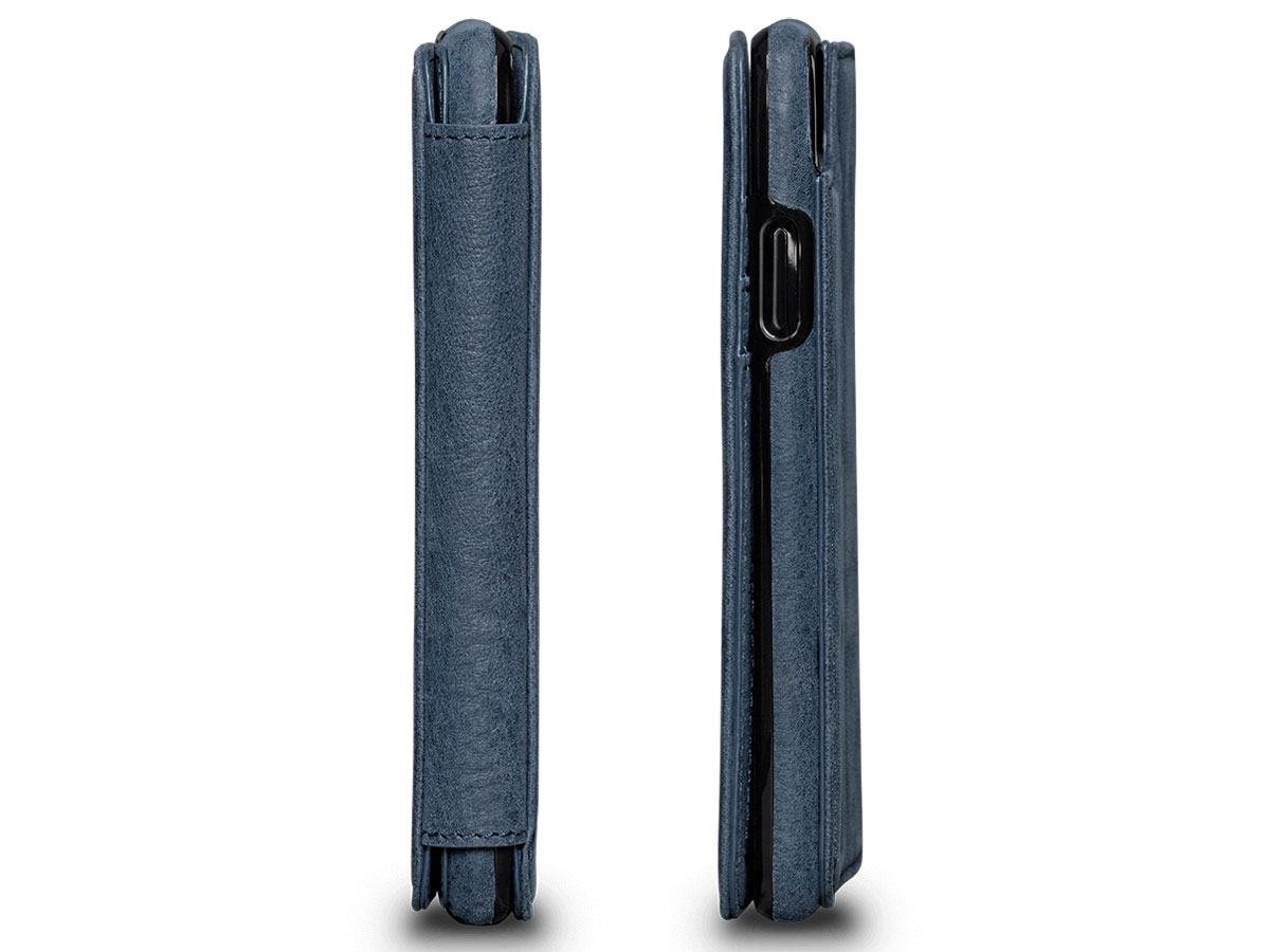 Sena Bence Wallet Book Case Blauw - iPhone X/Xs hoesje