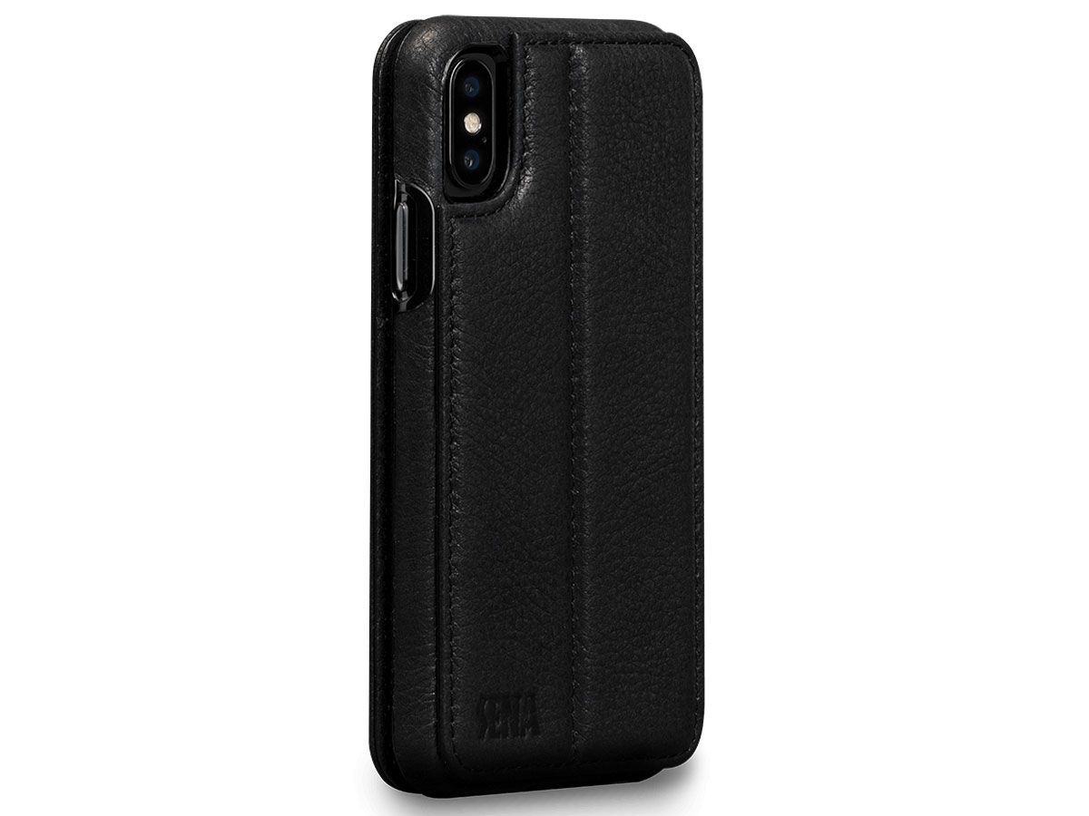 Sena Bence Wallet Book Case Zwart - iPhone X/Xs hoesje