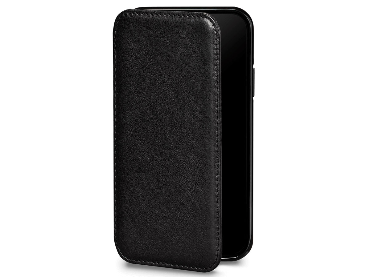 Sena Deen Wallet Book Zwart - iPhone X/Xs Hoesje Leer