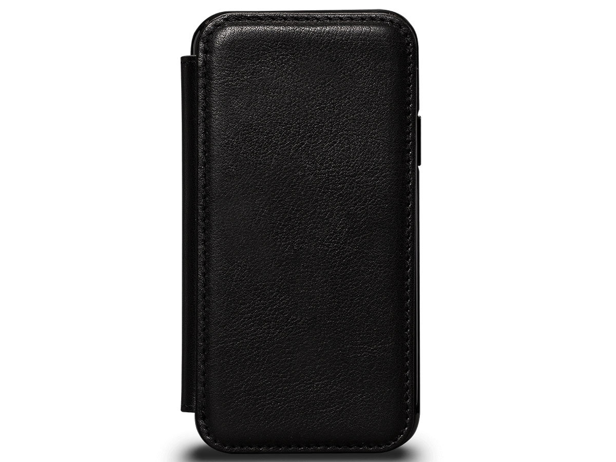 Sena Deen Wallet Book Zwart - iPhone X/Xs Hoesje Leer