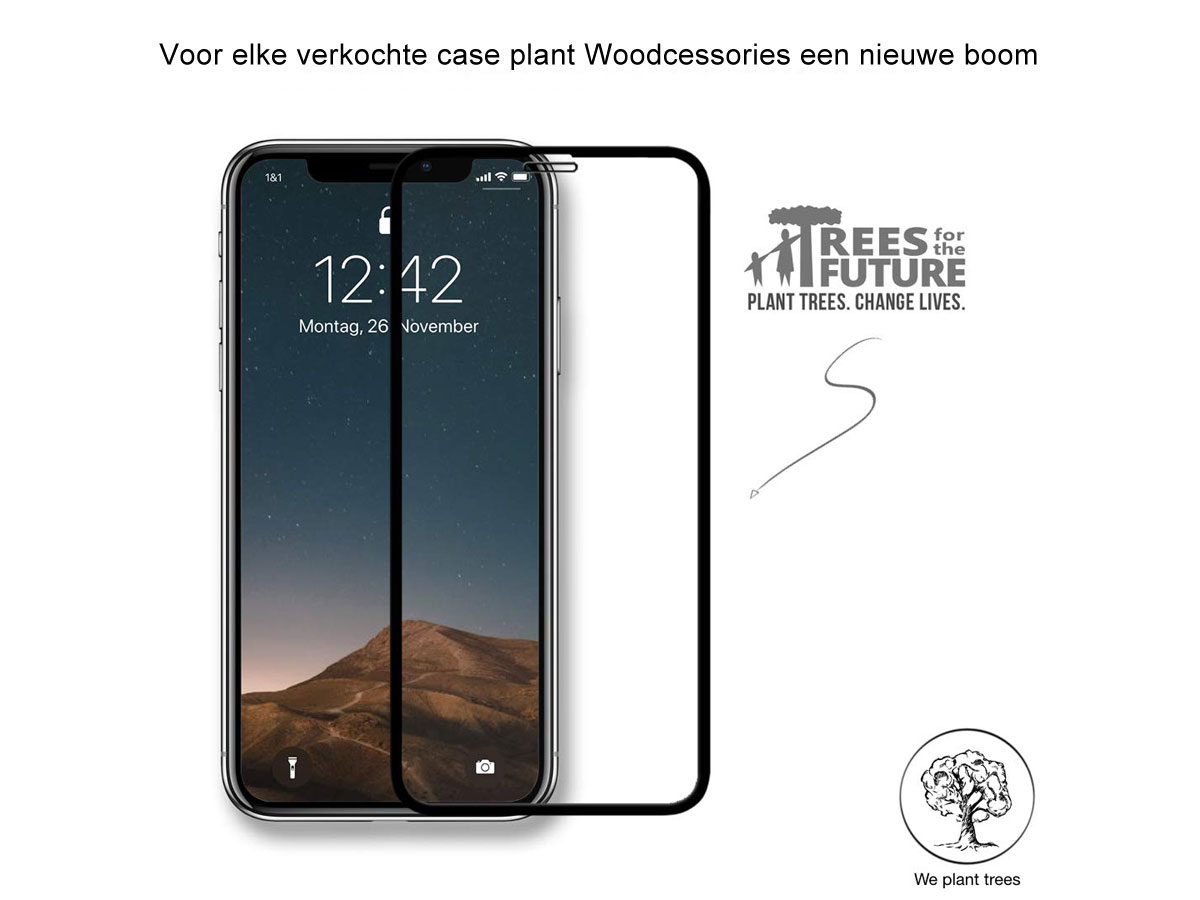 Woodcessories Premium Glass Edge to Edge Protector iPhone X/Xs