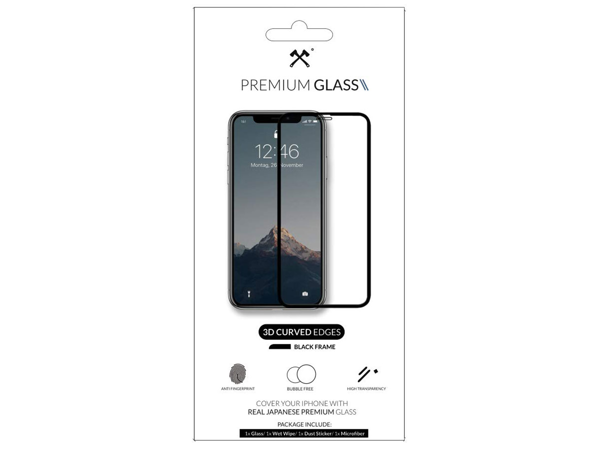 Woodcessories Premium Glass Edge to Edge Protector iPhone X/Xs