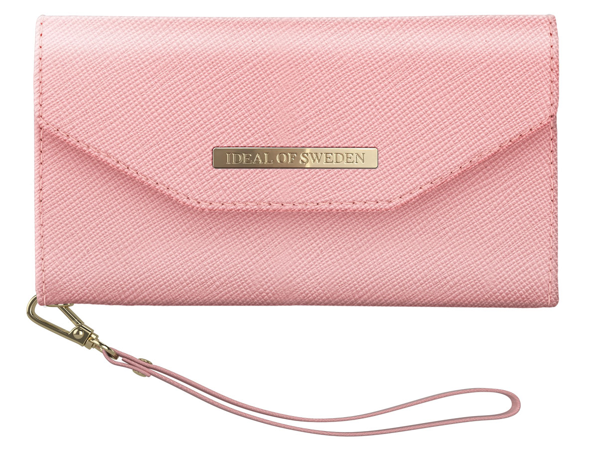 iDeal of Sweden Mayfair Clutch Roze - iPhone XR Hoesje